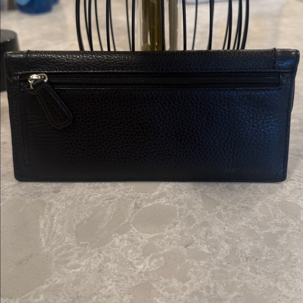 Coach leather flap wallet - Picture 2 of 6